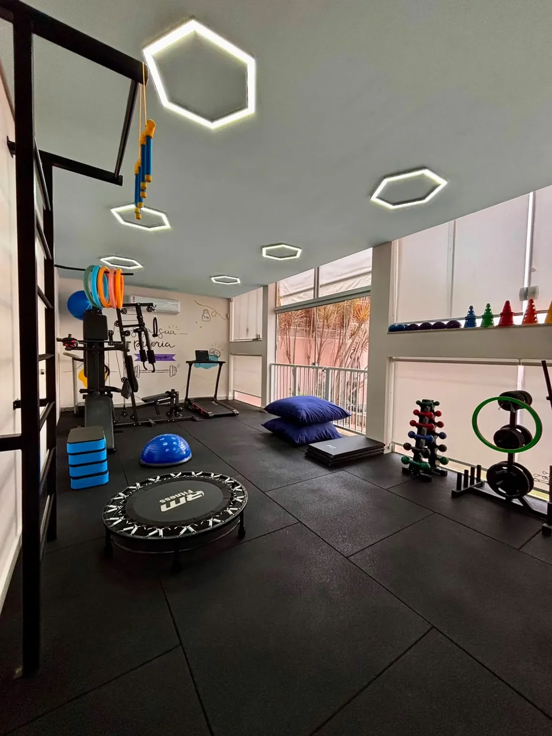 Espaço de Musculação na Clínica Meus Sentidos